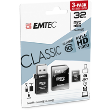 microSD Class10 Classic avec lecteur de cartes USB 2.0
