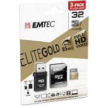 microSD UHS-I U1 Elite Gold with reader